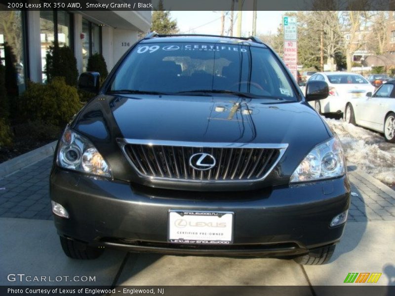 Smokey Granite / Black 2009 Lexus RX 350 AWD