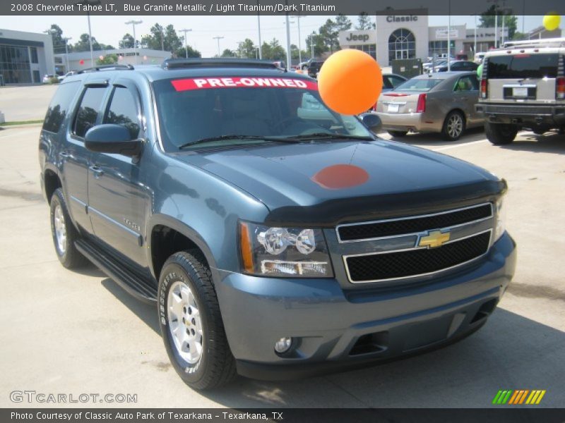 Blue Granite Metallic / Light Titanium/Dark Titanium 2008 Chevrolet Tahoe LT