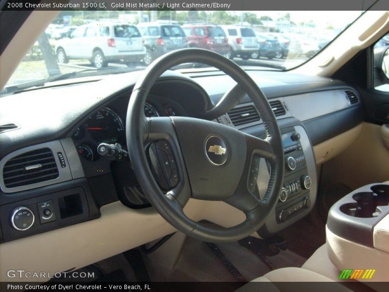 Gold Mist Metallic / Light Cashmere/Ebony 2008 Chevrolet Suburban 1500 LS