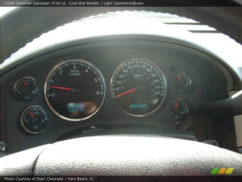 Gold Mist Metallic / Light Cashmere/Ebony 2008 Chevrolet Suburban 1500 LS