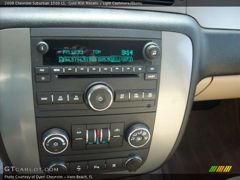 Controls of 2008 Suburban 1500 LS