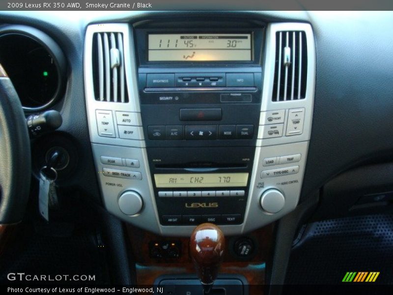 Smokey Granite / Black 2009 Lexus RX 350 AWD