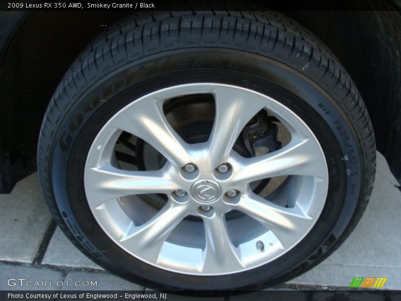 Smokey Granite / Black 2009 Lexus RX 350 AWD