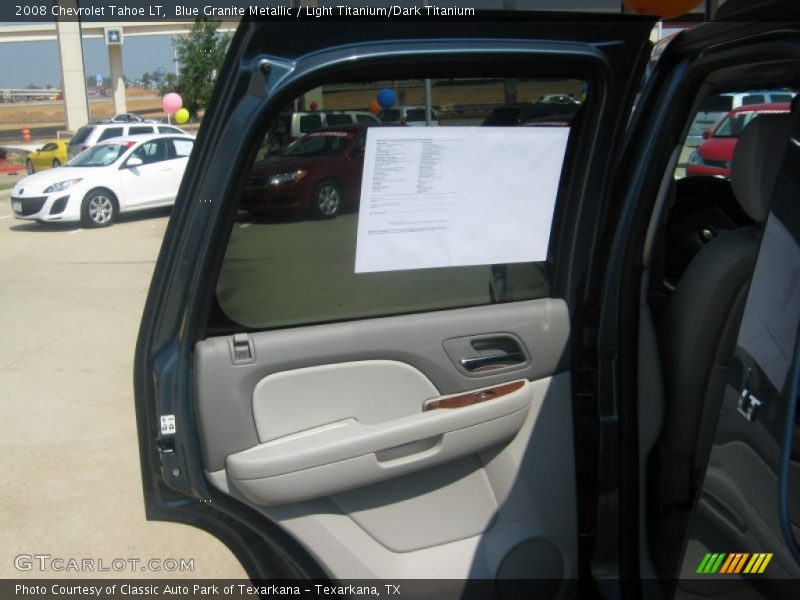 Blue Granite Metallic / Light Titanium/Dark Titanium 2008 Chevrolet Tahoe LT