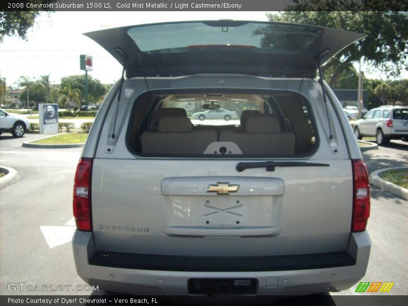 Gold Mist Metallic / Light Cashmere/Ebony 2008 Chevrolet Suburban 1500 LS