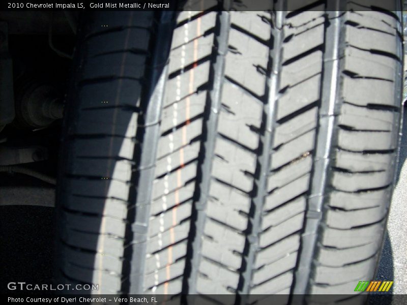 Gold Mist Metallic / Neutral 2010 Chevrolet Impala LS