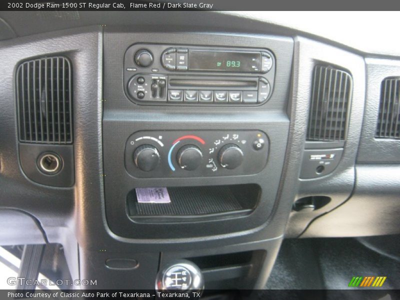 Flame Red / Dark Slate Gray 2002 Dodge Ram 1500 ST Regular Cab