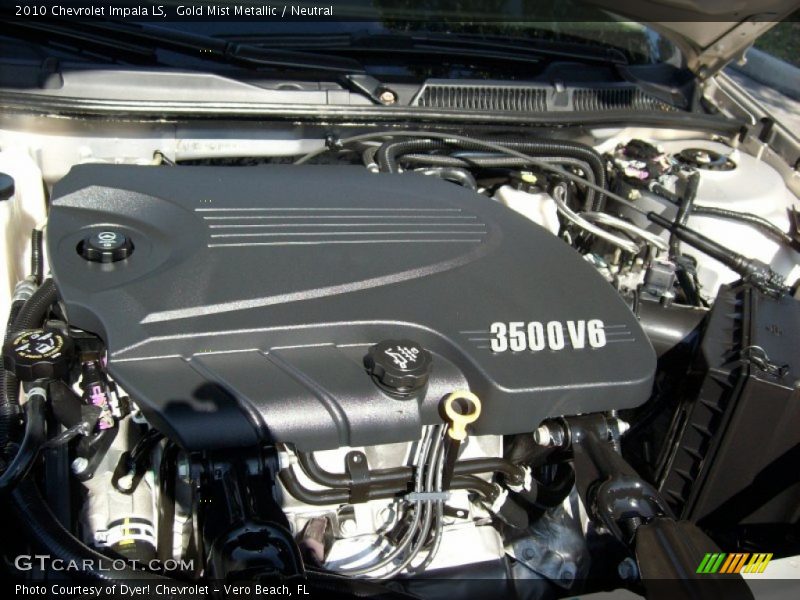 Gold Mist Metallic / Neutral 2010 Chevrolet Impala LS