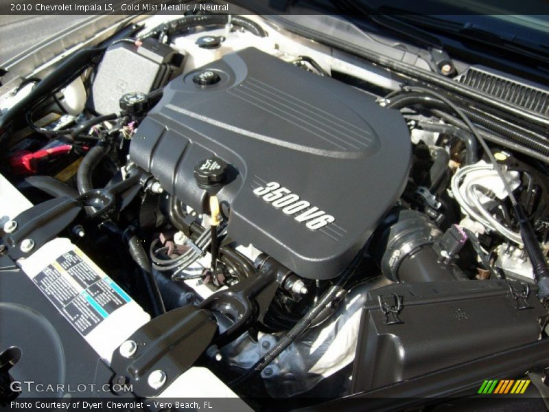 Gold Mist Metallic / Neutral 2010 Chevrolet Impala LS