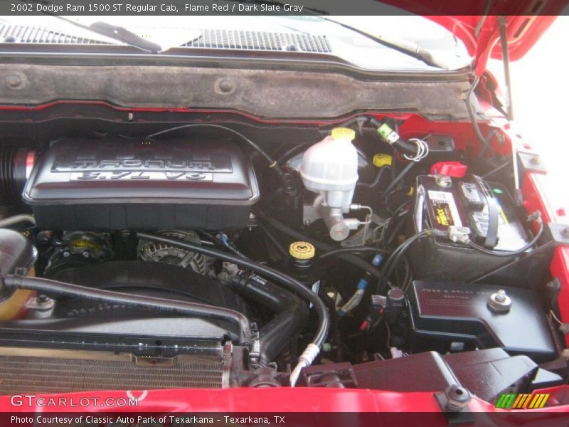 Flame Red / Dark Slate Gray 2002 Dodge Ram 1500 ST Regular Cab