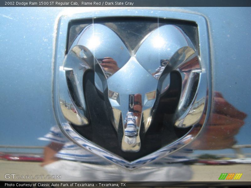 Flame Red / Dark Slate Gray 2002 Dodge Ram 1500 ST Regular Cab