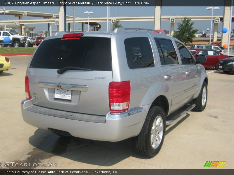 Bright Silver Metallic / Dark Slate Gray/Light Slate Gray 2007 Chrysler Aspen Limited