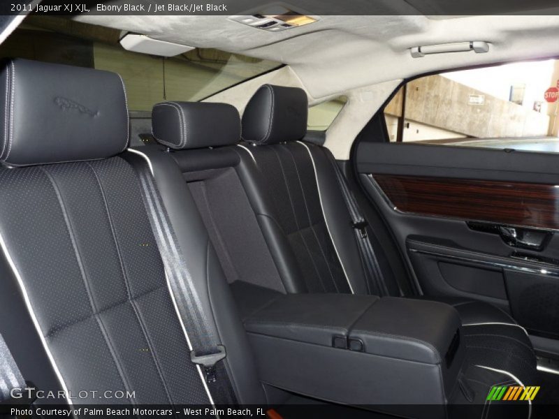 Ebony Black / Jet Black/Jet Black 2011 Jaguar XJ XJL