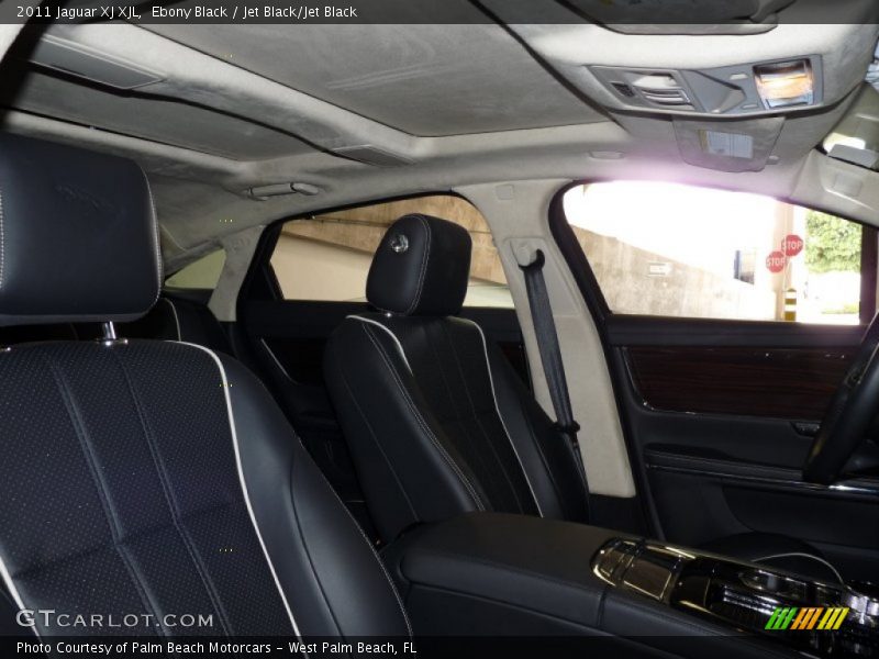 Ebony Black / Jet Black/Jet Black 2011 Jaguar XJ XJL