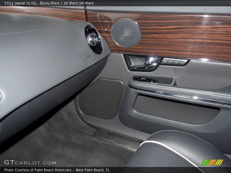 Ebony Black / Jet Black/Jet Black 2011 Jaguar XJ XJL