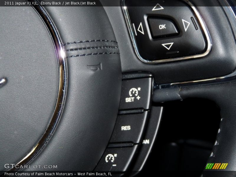 Ebony Black / Jet Black/Jet Black 2011 Jaguar XJ XJL