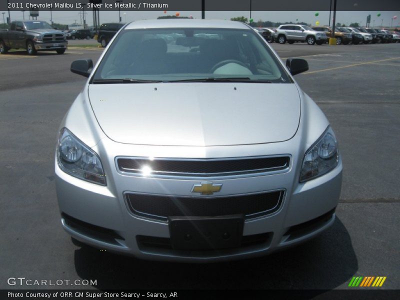 Silver Ice Metallic / Titanium 2011 Chevrolet Malibu LS