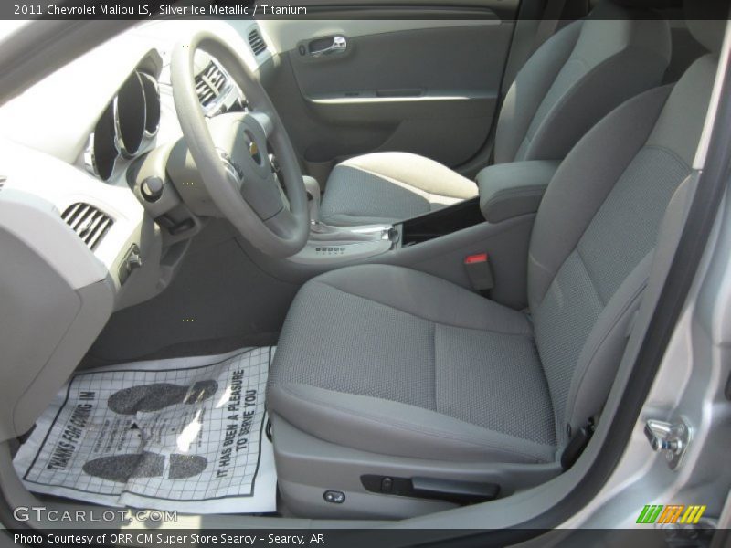 Silver Ice Metallic / Titanium 2011 Chevrolet Malibu LS