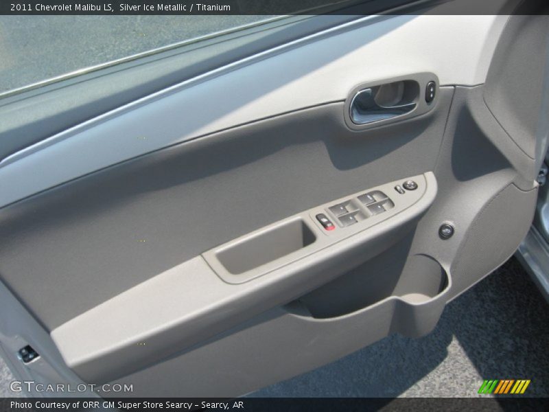 Silver Ice Metallic / Titanium 2011 Chevrolet Malibu LS