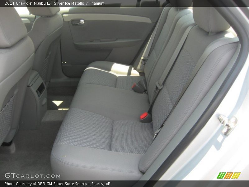 Silver Ice Metallic / Titanium 2011 Chevrolet Malibu LS