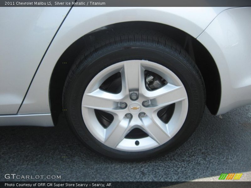 Silver Ice Metallic / Titanium 2011 Chevrolet Malibu LS
