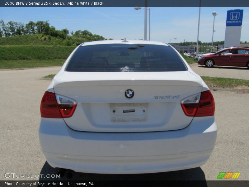 Alpine White / Black 2006 BMW 3 Series 325xi Sedan