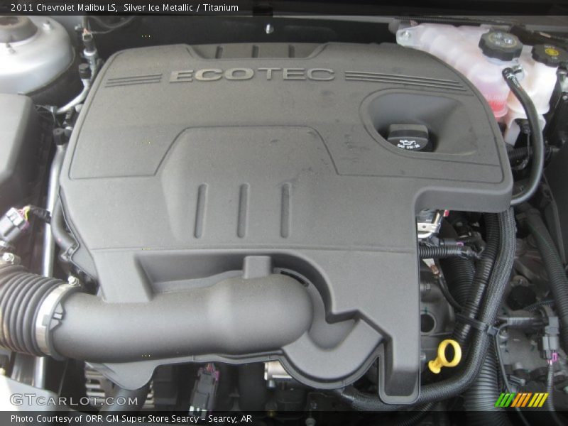 Silver Ice Metallic / Titanium 2011 Chevrolet Malibu LS