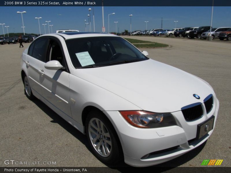 Alpine White / Black 2006 BMW 3 Series 325xi Sedan