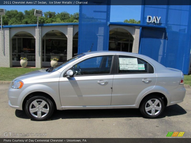 Ice Silver Metallic / Charcoal 2011 Chevrolet Aveo LT Sedan