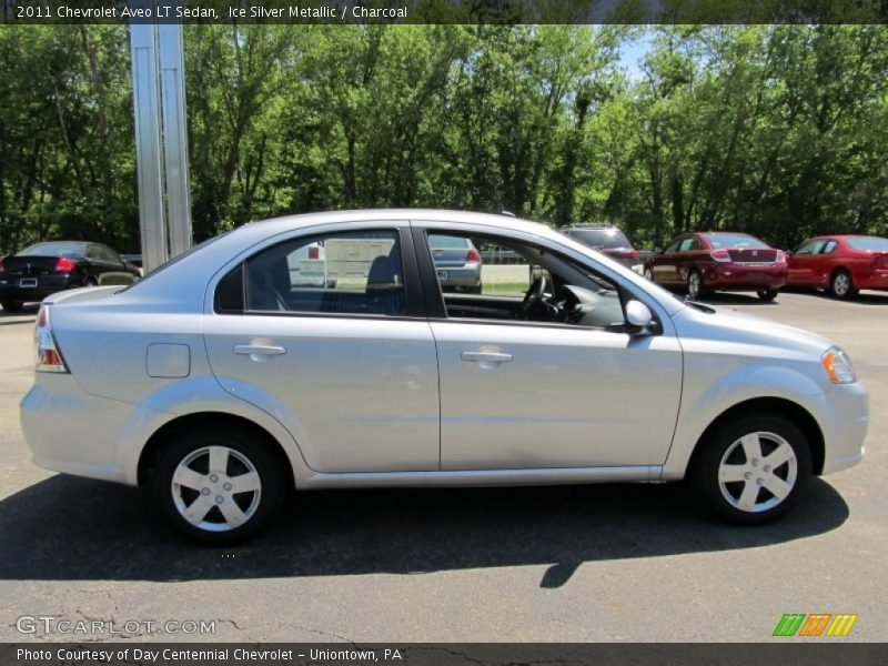 Ice Silver Metallic / Charcoal 2011 Chevrolet Aveo LT Sedan