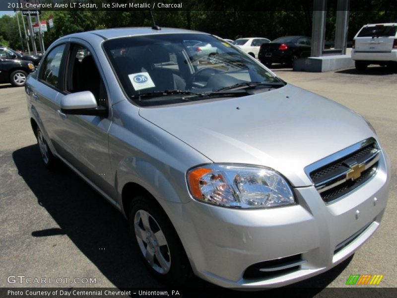 Ice Silver Metallic / Charcoal 2011 Chevrolet Aveo LT Sedan