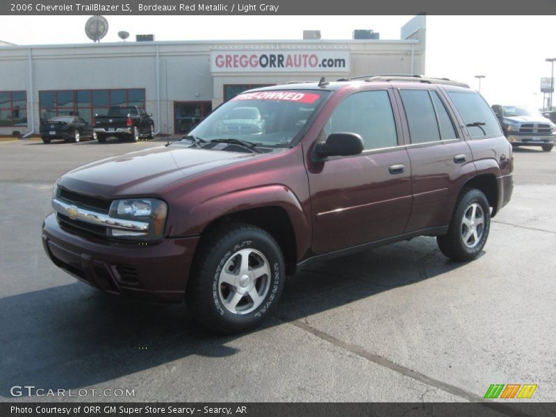 Bordeaux Red Metallic / Light Gray 2006 Chevrolet TrailBlazer LS
