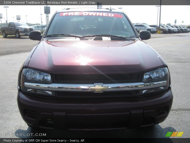 Bordeaux Red Metallic / Light Gray 2006 Chevrolet TrailBlazer LS