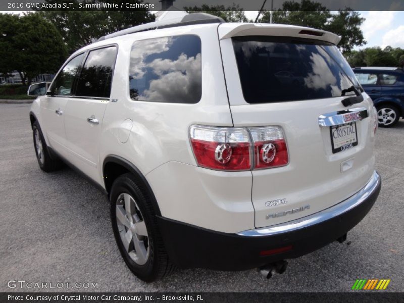 Summit White / Cashmere 2010 GMC Acadia SLT