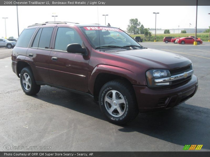 Bordeaux Red Metallic / Light Gray 2006 Chevrolet TrailBlazer LS