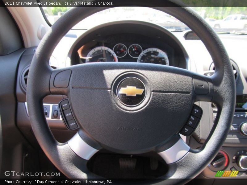 Ice Silver Metallic / Charcoal 2011 Chevrolet Aveo LT Sedan