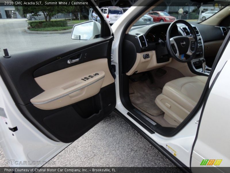 Summit White / Cashmere 2010 GMC Acadia SLT