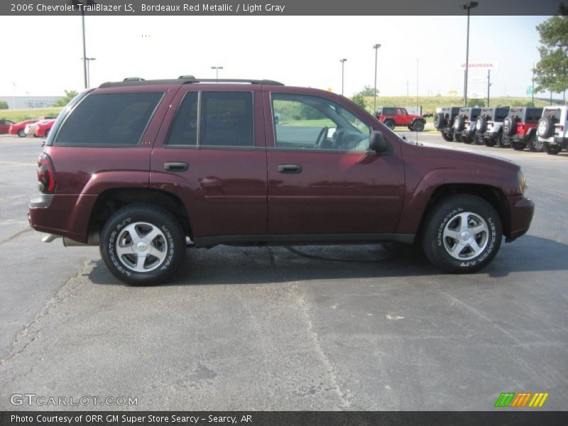 Bordeaux Red Metallic / Light Gray 2006 Chevrolet TrailBlazer LS
