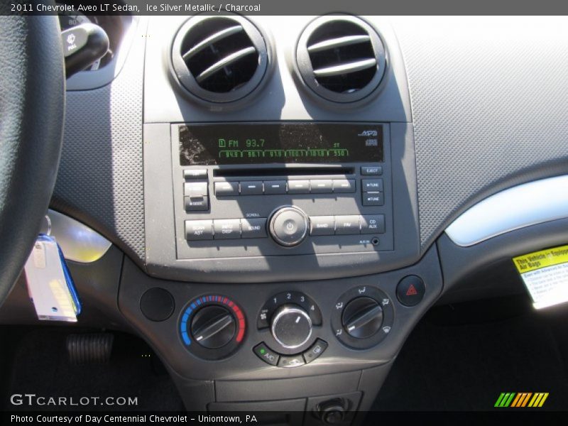 Ice Silver Metallic / Charcoal 2011 Chevrolet Aveo LT Sedan