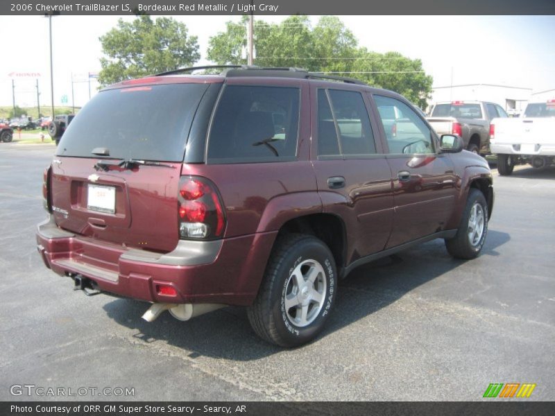 Bordeaux Red Metallic / Light Gray 2006 Chevrolet TrailBlazer LS