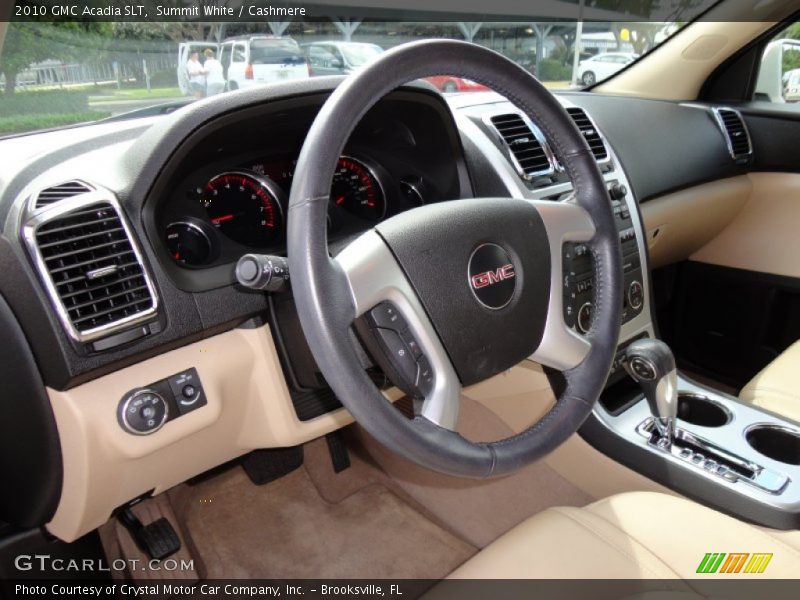 Summit White / Cashmere 2010 GMC Acadia SLT