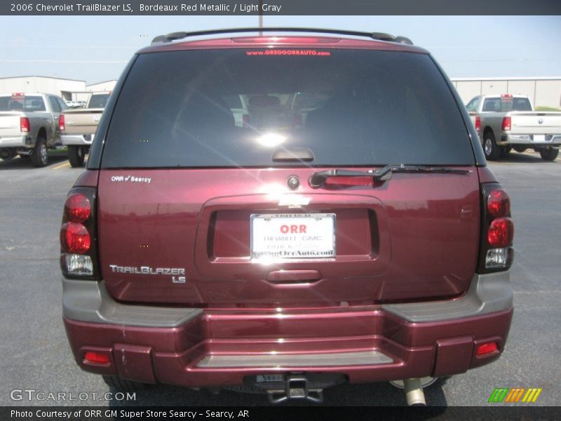 Bordeaux Red Metallic / Light Gray 2006 Chevrolet TrailBlazer LS