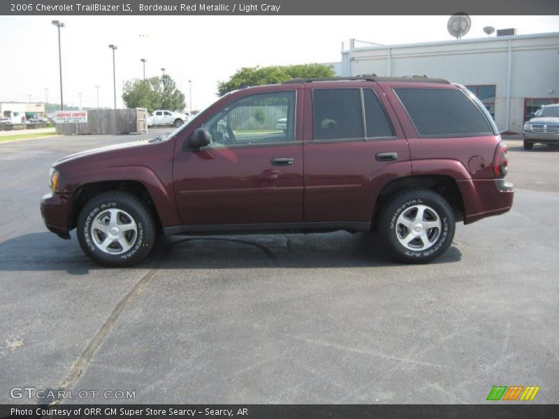 Bordeaux Red Metallic / Light Gray 2006 Chevrolet TrailBlazer LS