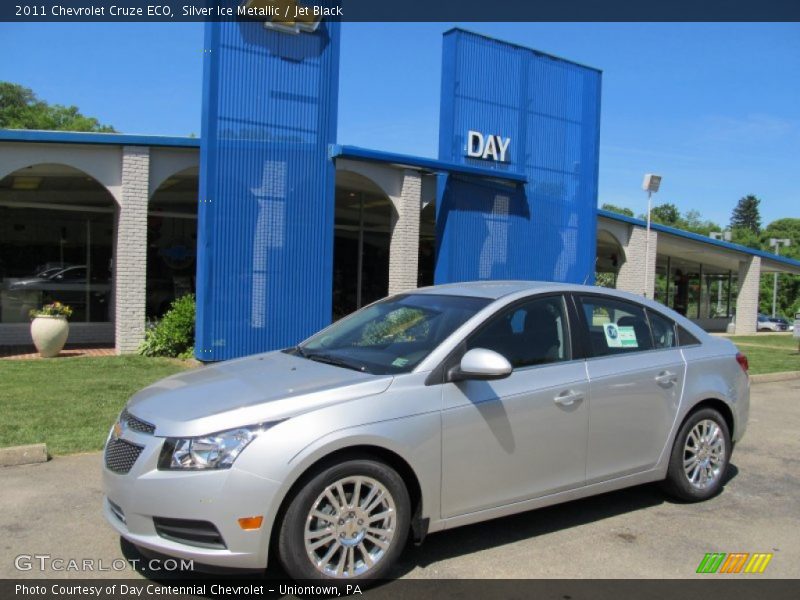 Silver Ice Metallic / Jet Black 2011 Chevrolet Cruze ECO