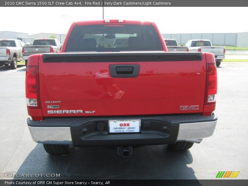 Fire Red / Very Dark Cashmere/Light Cashmere 2010 GMC Sierra 1500 SLT Crew Cab 4x4