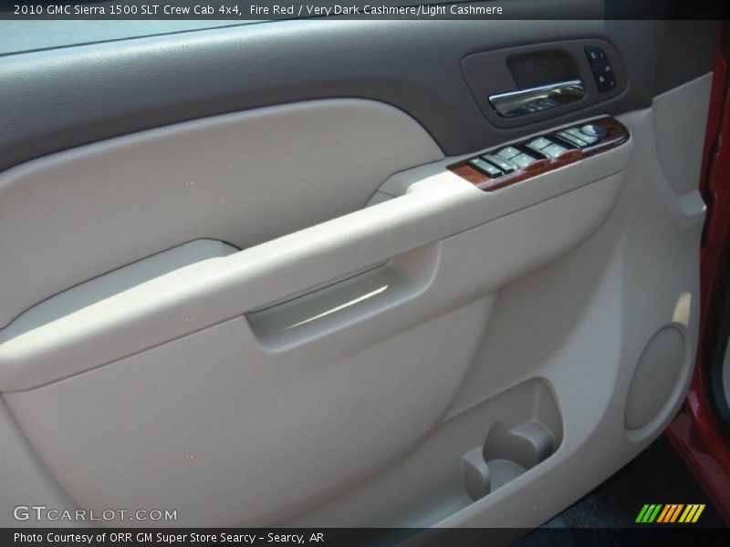 Fire Red / Very Dark Cashmere/Light Cashmere 2010 GMC Sierra 1500 SLT Crew Cab 4x4