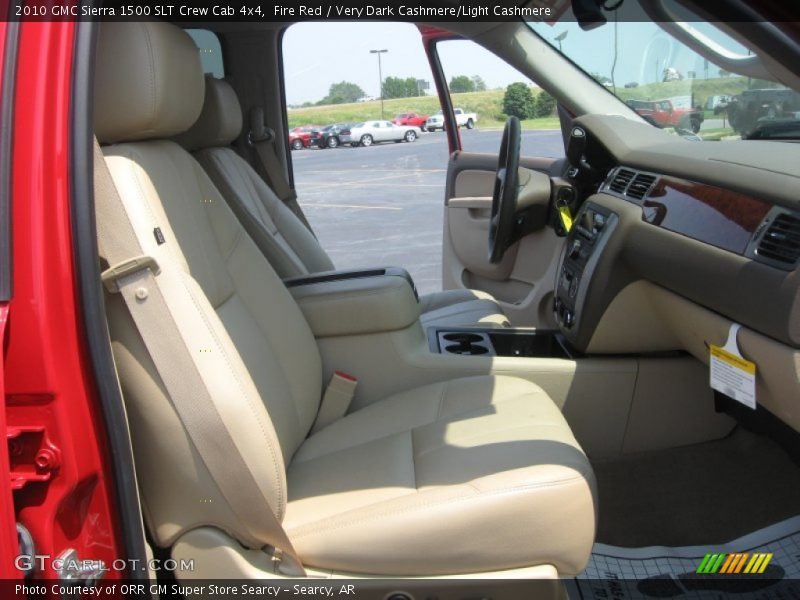 Fire Red / Very Dark Cashmere/Light Cashmere 2010 GMC Sierra 1500 SLT Crew Cab 4x4