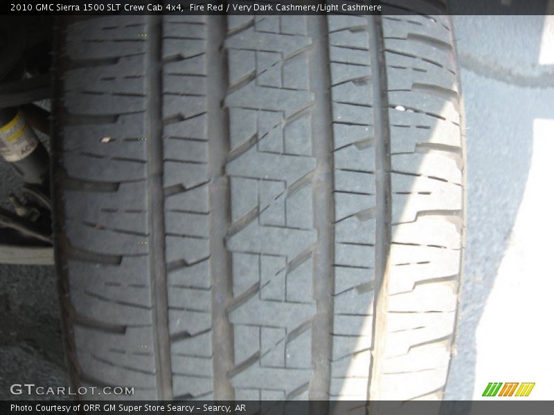 Fire Red / Very Dark Cashmere/Light Cashmere 2010 GMC Sierra 1500 SLT Crew Cab 4x4