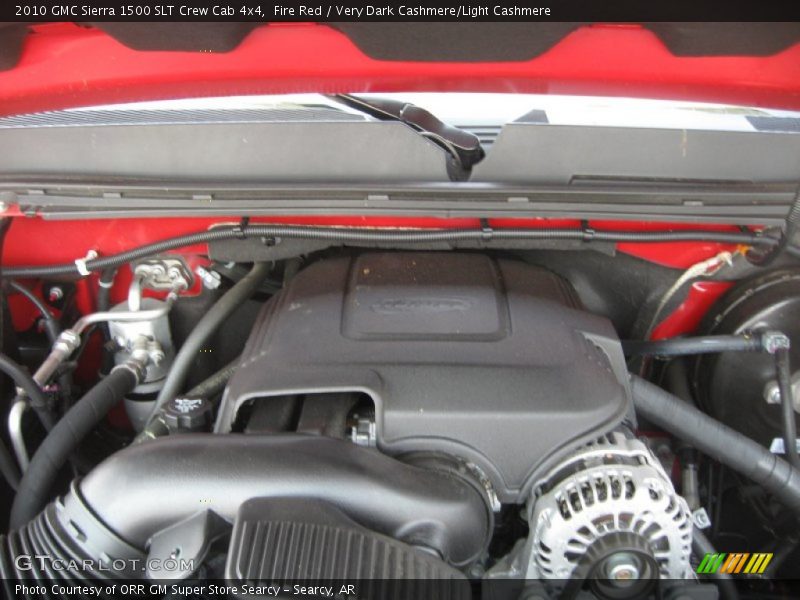 Fire Red / Very Dark Cashmere/Light Cashmere 2010 GMC Sierra 1500 SLT Crew Cab 4x4