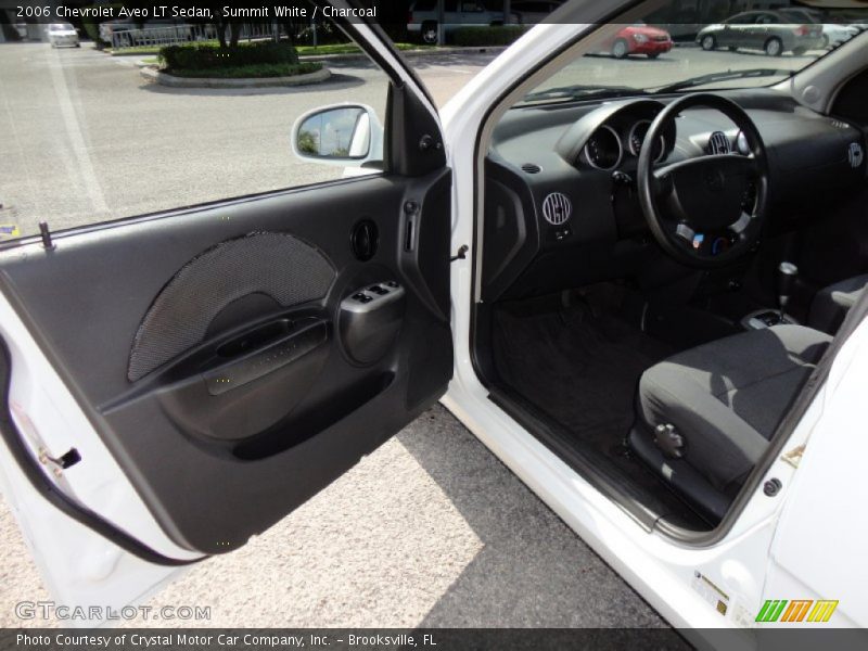 Summit White / Charcoal 2006 Chevrolet Aveo LT Sedan